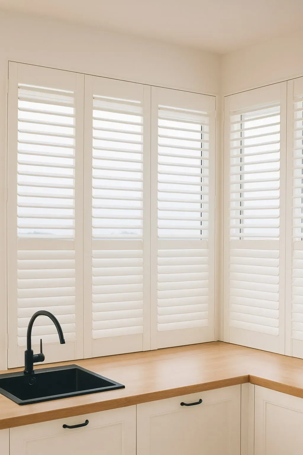 Do jakich wnętrz pasują białe okiennice?